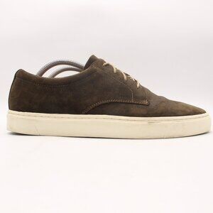 Nisolo Diego Everyday Sneaker Men's 10 Olive Green Suede Casual Comfort Shoes